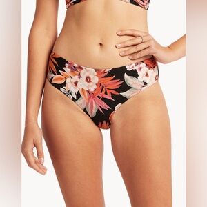 Sea Level Swim Australia Floral Escape Midi Swim Bottom Size US 10